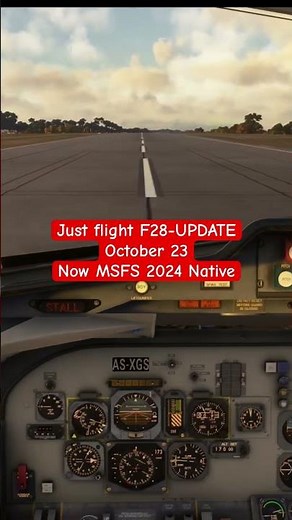 Just Flight F28 Update Preview ✈️ Smooth departure out of Charleston #MSFS2024 #justflight #msfs