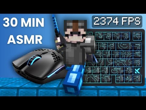 [1000+ FPS] 30 Minutes of Relaxing Minecraft Bedwars ASMR 🎧| AgeraPvP Bedwars