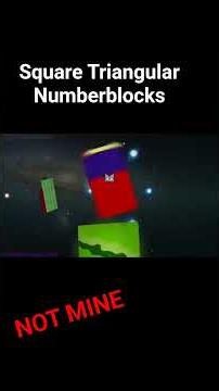 Square Triangular Numberblocks #numberblocksband #band #viral #offical