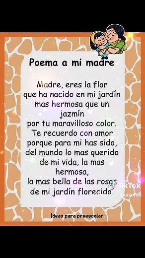 Poesías Día de la Madre para Alumnos