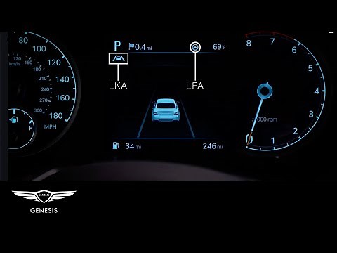 Lane Driving Assist | Genesis G70 | How-To | Genesis USA