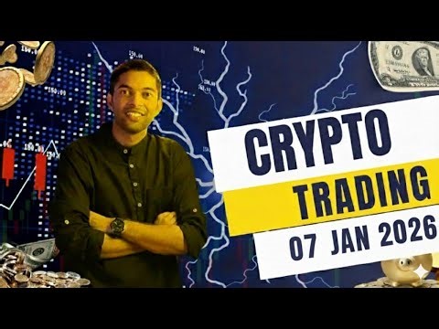 LIVE CRYPTO TRADING || 07 JAN 2026 || PAPRWEIGHT.COM || COZI_TRADER - VIVEK #btc #eth #trading