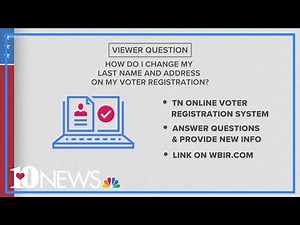 Answering your election questions: How do I update my voter registration info?