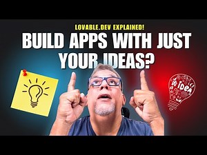 Transform Ideas Into Apps with AI ✨ (Lovable.dev Demo)