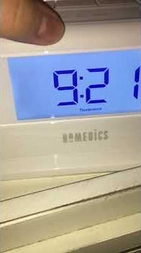 Homedics Sound Machine and Alarm Clock with Time Projection. White Noise Sound Machine