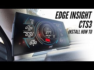 Edge Insight CTS3 Install How To (EGT, Fuel Pressure, Oil Pressor) On a 3rd Gen Cummins