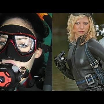 Admirable and stunning latex full face gas masks and scuba diving gear dresses designs ideas