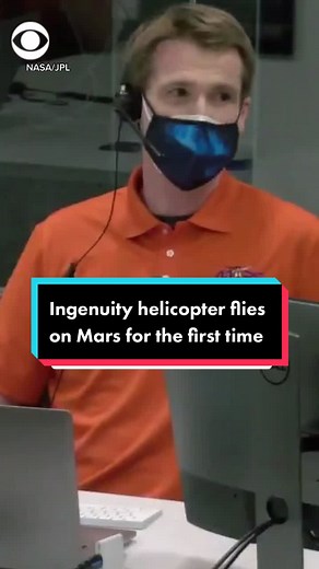 First Successful Flight of NASA's Ingenuity Mars Helicopter