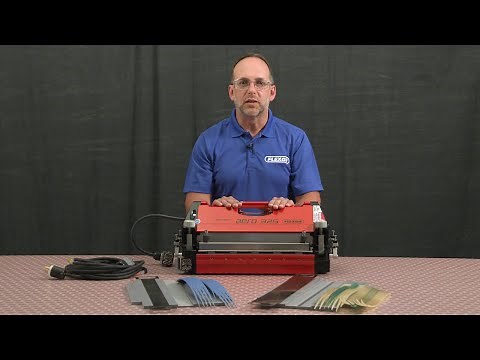 Novitool® Aero® 325 Splice Press 77mm Belt Operation