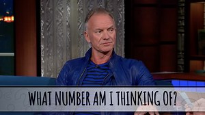 If you don’t know his favorite sandwich or what he thinks happens when we die, do you really know Sting? | The Late Show with Stephen Colbert