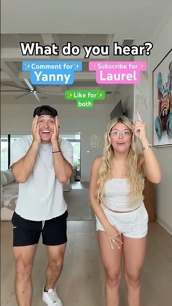 Can you hear both!?! 👀😱 #shorts #challenge #couple