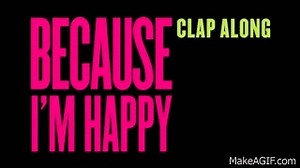 Pharrell Williams - Happy (Despicable Me 2 - Lyric Video) on Make a GIF