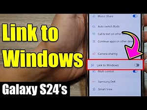 Samsung S24 Hidden Gem: Connect to Your Windows PC with Link to Windows (Step-by-Step Guide)