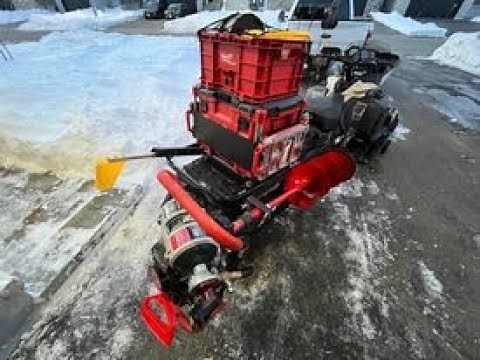 2023 Skandic Ice Fishing Setup - Linq auger mount - Milwaukee packout