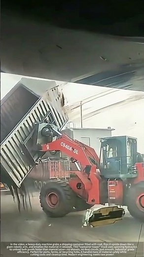 Flip & Go : How Container Tippers Move Tons in Minutes