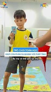 Trò chơi toán học của các bé 5-6 tuổi kết hợp vận động giúp con phản xạ nhanh với phép tính