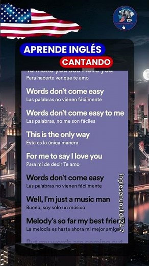🎤 Aprende Inglés Cantando con “Words” de F.R. David | Letra + Traducción 🇺🇸