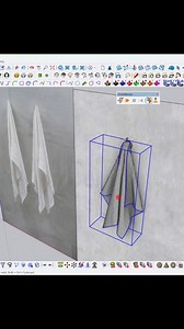 6.8K views · 64 reactions | how to create towel cloth in sketchup / sketchup cloth work sketchup 2025 sketchup tutorial #architecture #3d #architect #architectural #interiör #exterior #render #plugin #buildings #civilengineer #Construction #Architects #building #living #rendering | Vray sketchup guru | Facebook