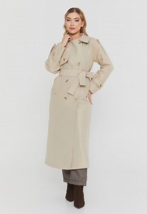 Stone Long Trench Coat: Belted Double-breasted Lightweight Jacket - Etsy Canada