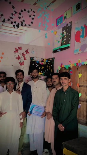 ####*🏅 Best Decorated Class – Certificate of Appreciation to Class Teacher 🏫* In recognition of the outstanding teamwork and creativity shown during the *Class Decoration & Composition Activity*, the *class teacher of the winning class* was proudly awarded a *Certificate of Appreciation* at *Foundation Assisted School, Bhromal Plot, Shahpur Chakar*. This acknowledgment celebrates not only the students' efforts but also the dedication, guidance, and leadership of the class teacher who inspired 