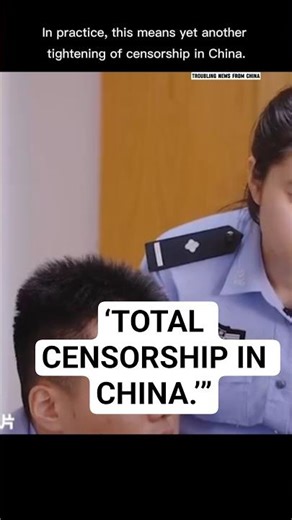 Xi Jinping tightens internet censorship — the end of free speech in China.