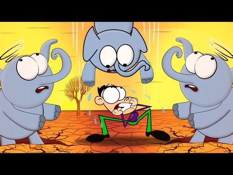 What if it Rained Elephants? + more videos | #aumsum #kids #cartoon #whatif #education