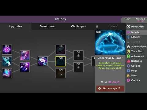 Revolution Idle doing infinity challenges again