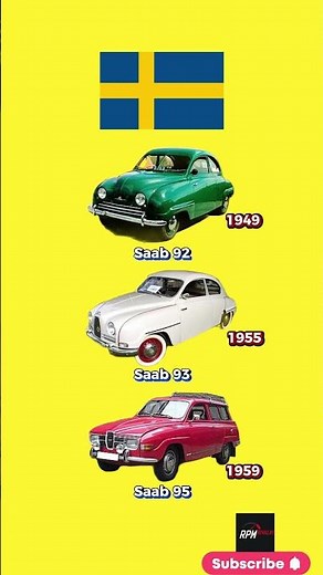 🇸🇪 Classic Cars - Saab 92, Saab 93 & Saab 95