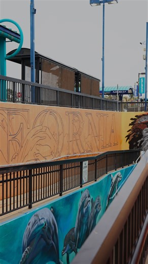 1.8K views · 47 reactions | 視 Something exciting is surfacing in Oceanside!  The Oceanside Transit Center Pedestrian Tunnel Art Project is officially underway. With over 3,650 community votes, Oceanside Odyssey by @just_jon1 was chosen to transform the tunnel into a vibrant, welcome space celebrating Oceanside.  Stay tuned as the mural comes to life! ️ . . #MainStreetOceanside #ArtThatExcites #NCTD #DowntownOceansufr #OceansideMurals | MainStreet Oceanside | Facebook