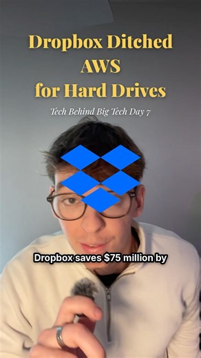 dropbox saved 75 million with hard drives 💰