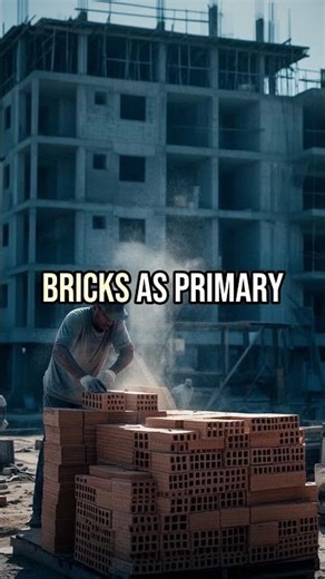 Contractors stacked thin bricks and the building buckled