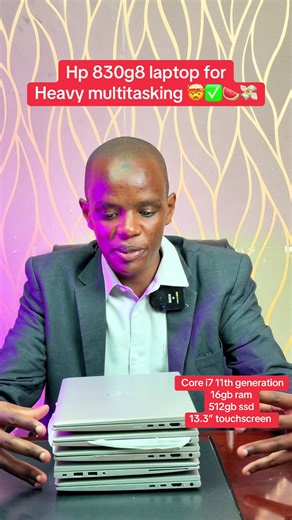 HP 830 G8 Laptop with Intel i7 and Touchscreen Features