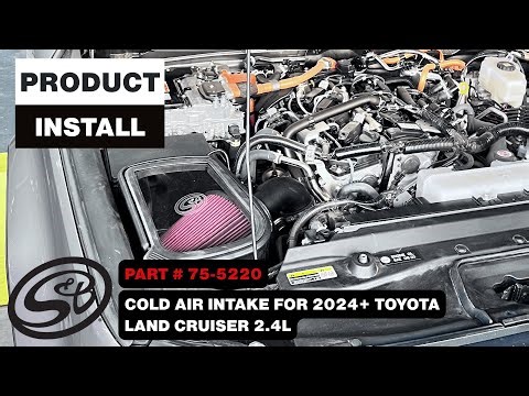 S&B Install | Cold Air Intake for 2024-2026 Toyota Land Cruiser 2.4L