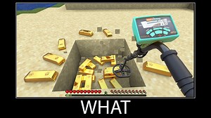 Minecraft wait what meme part 204 realistic Gold ingot