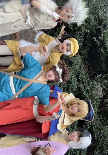 グダグダ五知将ニャン笑 #ドクターストーンコスプレ #アコスタ池袋 #Cosplay #五知将 #嵐ニャン 上から⤵︎ ︎ 🚀▶︎@しお太 🏹▶︎@ゆり3 💎▶︎@きノォ ! ¿¿ 🐉▶︎@琰 🃏▶︎するめ