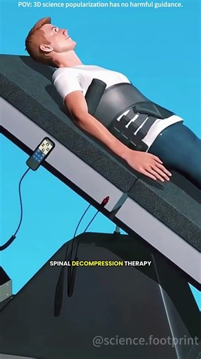 Spinal decompression therapy (3D animation) #drone #theflash #space #automobile #scifi #doctor