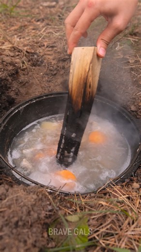 Delightful forest fish stew cooking | ASMR experience with a captivating chef