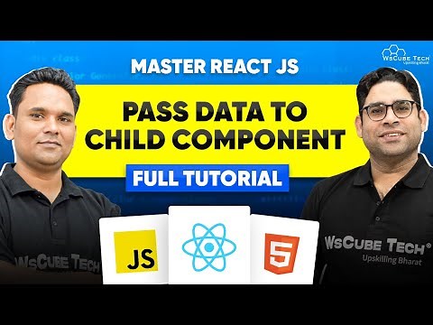 How to Pass Data to Child Component in React JS | Master React JS Course