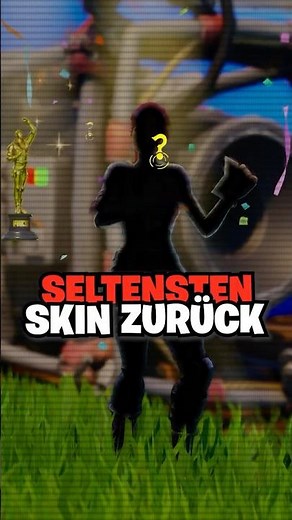 Fortnite is bringing back the RAREST skin!😱