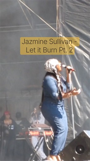 Jazmine Sullivan - Let It Burn LIVE Pt. 2