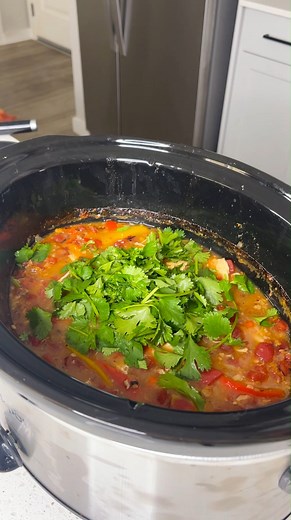179K views · 863 reactions | The best crockpot soup Brian L makes a spicy chicken soup perfect for the cold weather This original video was produced by Network Media, and Brian L | Family Style Cooking | Facebook