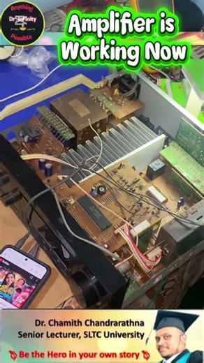 Repairing a power amplifier #diy #circuitdesign
