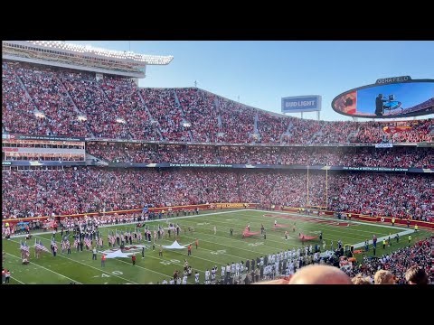 Cowboys vs Chiefs | Salute to Service 2021 | National Anthem by Master Sgt. Robert Carter