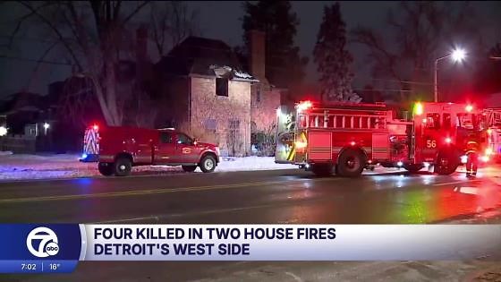 Four die in separate Detroit fires, victim's aunt advocates prevention