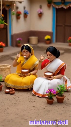 Miniature Doll Kheer Cooking ASMR | Indian Village Kitchen Dessert#sweetrecipe #minidoll #ASMR