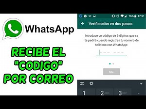 How to receive the WhatsApp code by email