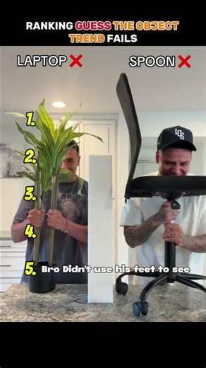 Ranking Guess The Object Fails