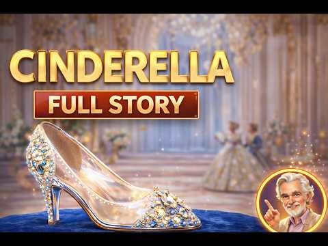 👠🌙 Cinderella | Full Story | Classic Fairy Tale for Kids & Relaxing Bedtime Story 👑