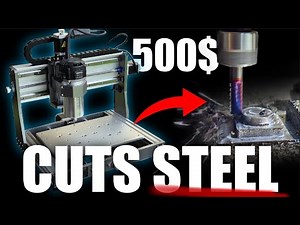 $500 CNC Machine Cuts STEEL?? Sainsmart 3020 Pro Ultra Review