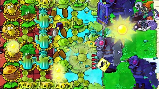 冒险模式第43关超舒适不费车打法（植物大战僵尸杂交版）